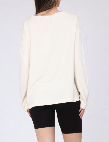 Bluza de pijama River Island, ecru