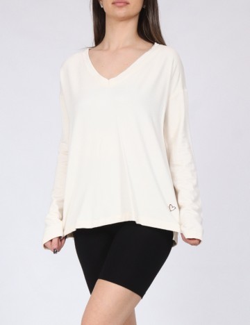 Bluza de pijama River Island, ecru