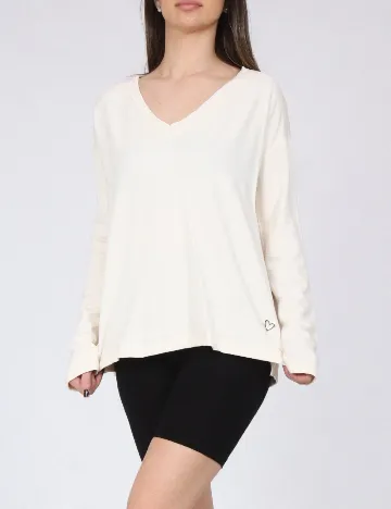 Bluza de pijama River Island, ecru