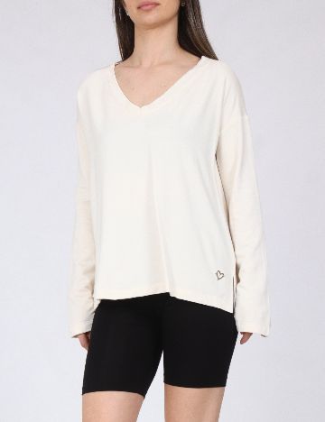 Bluza de pijama River Island, ecru