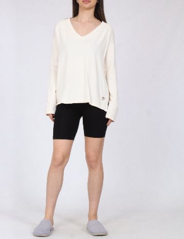 Bluza de pijama River Island, ecru