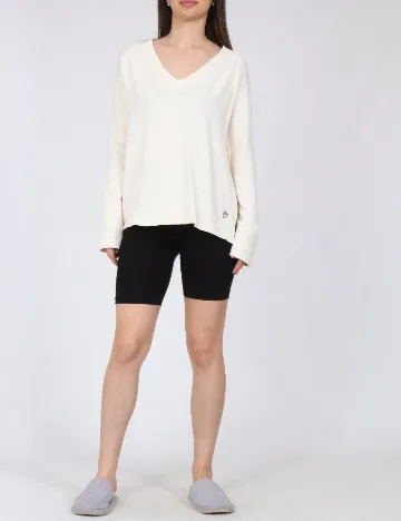 Bluza de pijama River Island, ecru