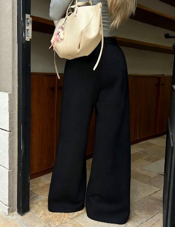 Pantaloni SHEIN, negru