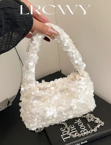 Mini Geanta SHEIN, ecru