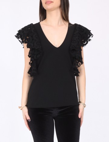Bluza River Island, negru