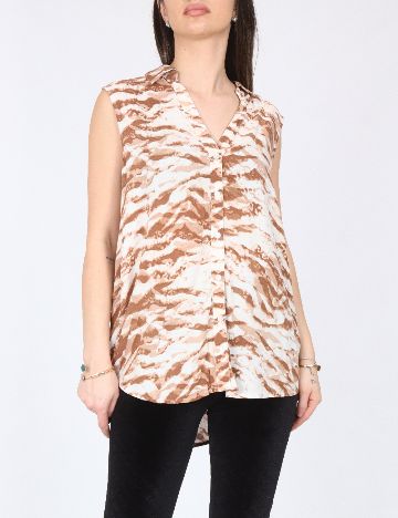 Camasa River Island, maro/alb