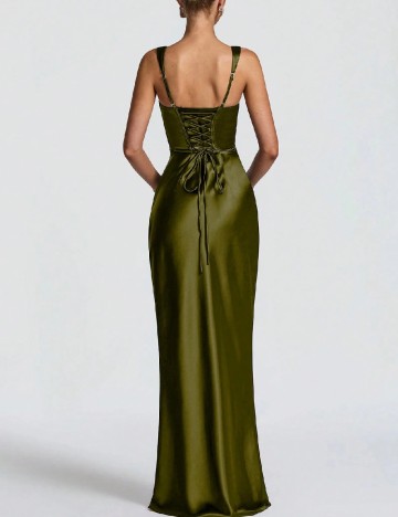 Rochie lunga SHEIN, verde