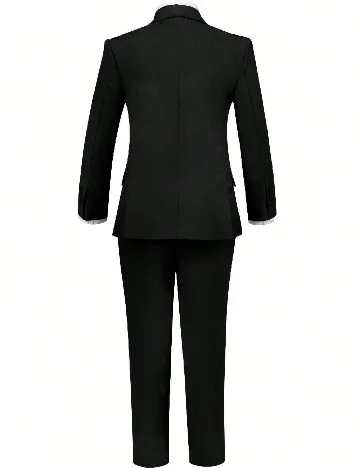 Costum Shein Kids, negru/alb