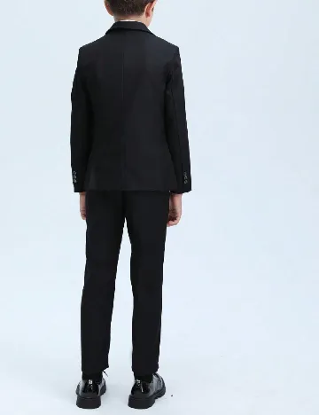 Costum Shein Kids, negru/alb