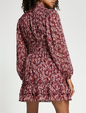 Rochie scurta River Island, visiniu