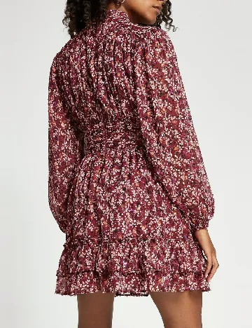 Rochie scurta River Island, visiniu