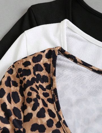 Set topuri 3 bucati SHEIN, mix culori