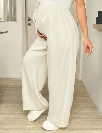 Pantaloni SHEIN Maternity, crem