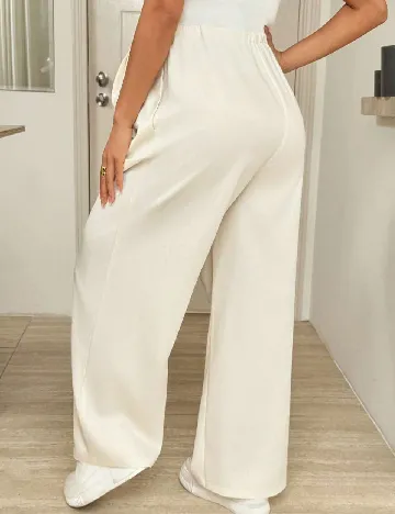 Pantaloni SHEIN Maternity, crem