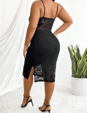 Rochie medie SHEIN CURVE, negru
