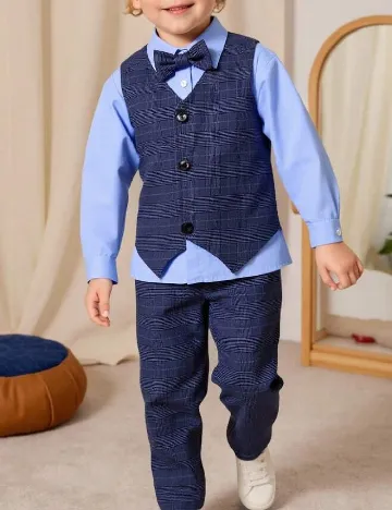 Costum Shein Kids, albastru