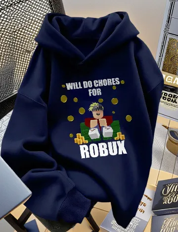 Hanorac Shein Kids, bleumarin