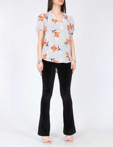 Bluza River Island, alb/negru