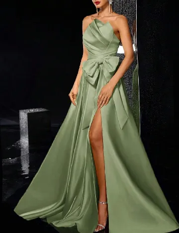 Rochie lunga SHEIN, verde