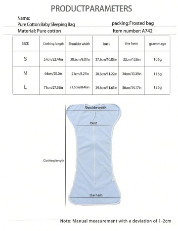 Sac de dormit pentru bebelusi Shein Kids, roz