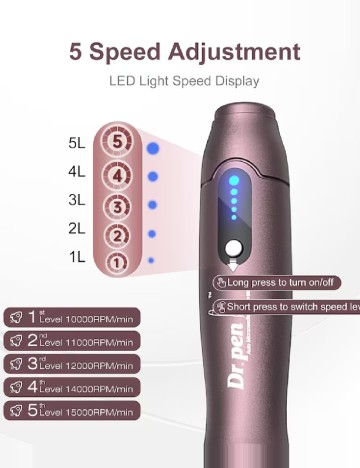 Aparat pentru tatuat Dr. Pen, mov