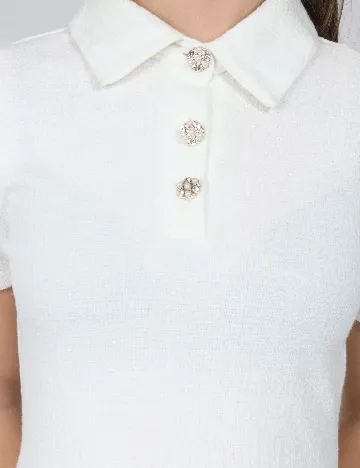 Rochie scurta River Island, alb