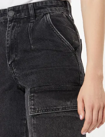 Blugi River Island, negru