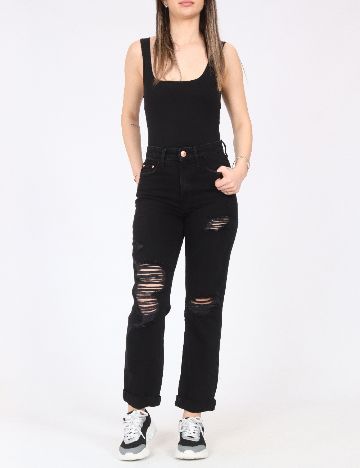 Blugi River Island, negru