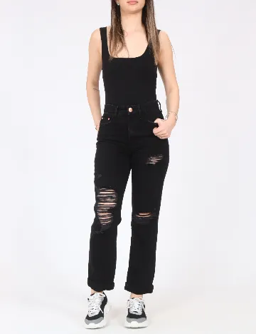 Blugi River Island, negru