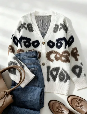 Cardigan SHEIN, mix culori