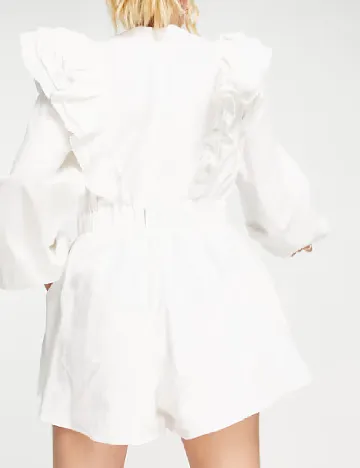 Salopeta IN THE STYLE, alb