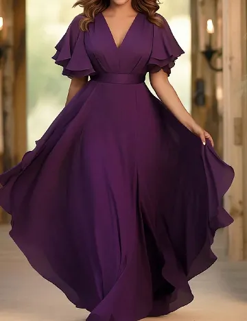 Rochie lunga SHEIN CURVE, mov