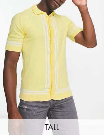 Camasa Bolongaro Trevor, galben