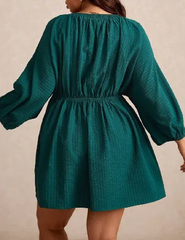 Rochie scurta SHEIN CURVE, verde