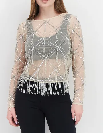 Bluza River Island, crem