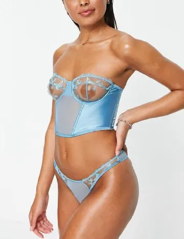 Corset ASOS, albastru