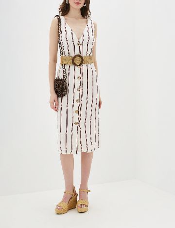 Rochie medie River Island, alb