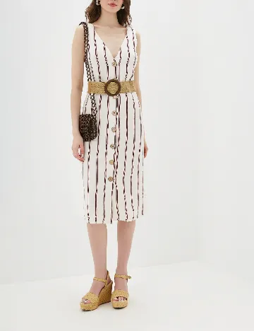 Rochie medie River Island, alb