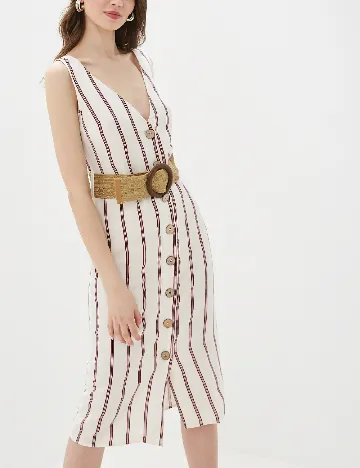 Rochie medie River Island, alb