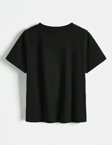 Tricou Shein Kids, negru
