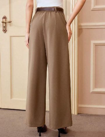 Pantaloni SHEIN, maro