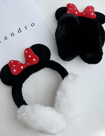 Casti Shein Kids, alb/negru