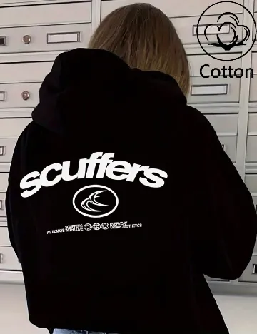 Hanorac SHEIN, negru