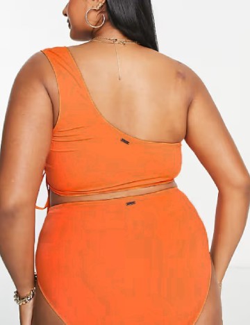 Chilot de  baie We Are We Wear Plus Size, portocaliu