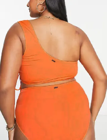 Chilot de  baie We Are We Wear Plus Size, portocaliu