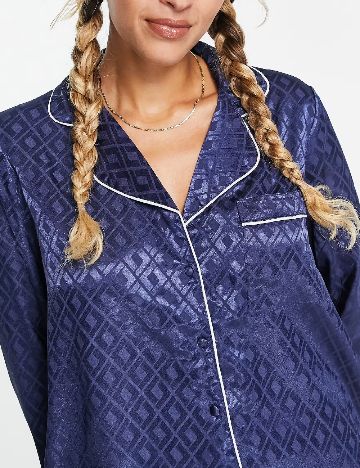 Camasa de noapte River Island, albastru