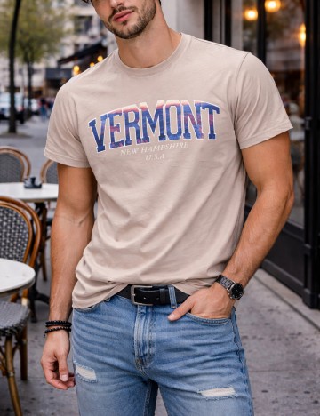 Tricou River Island, bej