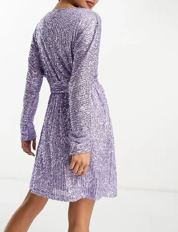 Rochie scurta ASOS, mov