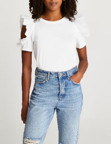 Bluza River Island, alb