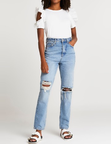 Bluza River Island, alb